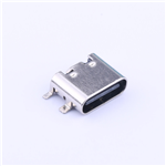 Type-C 母座 臥貼——KH-TYPE-C-W.SMT-6P
