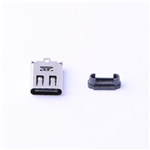 Type-C 母座 立貼——KH-TYPE-C-L10-6P-STM