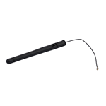 2.4G出線式小折疊黑色L=105 RG113黑色線長(zhǎng)100mm+1代線端——KH-2/4G(105)-CX-100H