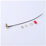 轉接線 11牙SMA彎母頭轉一代IPEX RG137黑色線——KH-SMAKW-IPEX-RG1.37-B140