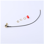 轉接線 11牙SMA彎母頭轉一代IPEX RG137黑色線——KH-SMAKW-IPEX-RG1.37-B180