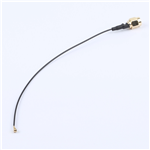 SMA公頭公針轉(zhuǎn)一代IPEX,RG1.13黑色線,線長(zhǎng)160mm——KH-SMAJ-IPEX-RG1.13-B160