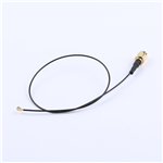 SMA公頭公針轉(zhuǎn)一代IPEX,RG1.13黑色線,線長(zhǎng)300mm——KH-SMAJ-IPEX-RG1.13-B300