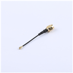 SMA公頭公針轉一代IPEX,RG1.37黑色線,線長50mm——KH-SMAJ-IPEX-RG1.37-B50