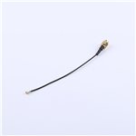 SMA公頭公針轉一代IPEX,RG1.37黑色線,線長120mm——KH-SMAJ-IPEX-RG1.37-B120