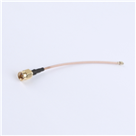 轉(zhuǎn)接線 SMA公頭公針轉(zhuǎn)一代IPEX RG1.78棕色線——KH-SMAJ-IPEX-RG1.78-100