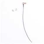 IPEX轉SMA鍍金彎頭，外螺內孔，RG1.13黑色線材，L=200mm——KH-IPEX-SMA-W-200