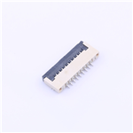 FFC/FPC連接器 > 間距:1mm P數(shù):9P 翻蓋式 下接 >KH-FG1.0-H2.0-9PIN