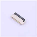FPC連接器0.5間距-18PIN前插后翻H2.0貼片 >KH-FPC0.5-H2.0SMT-18P-QCHF