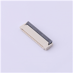 FPC連接器>1.0間距-14PIN前插后翻H2.0貼片>KH-FPC1.0-H2.0SMT-14P-QCHF
