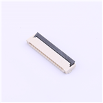 FPC連接器>1.0間距-16PIN前插后翻H2.0貼片>KH-FPC1.0-H2.0SMT-16P-QCHF