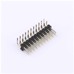排針 間距:2.54mm 雙排彎針 2x11P KH-2.54PH90-2X11P-L13.8.18.8