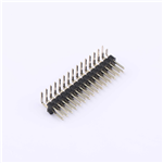 排針 間距:2.54mm 雙排彎針 2x15P KH-2.54PH90-2X15P-L13.8.18.8