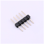 排針 間距:2.54mm 單排臥貼 1x5P KH-2.54PH-1X5P-L13.5-WT