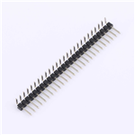 排針 間距:2.54mm 單排彎針 1x26P KH-2.54PH90-1X26P-L13.8