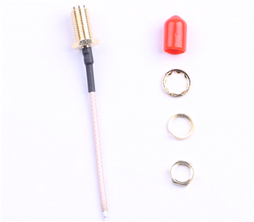 SMA鍍金外螺內(nèi)孔，RG1.78線，L=60mm——KH-122-178SMA-60