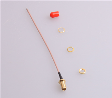 SMA鍍金外螺內(nèi)孔，RG1.78線，L=150mm——KH-122-178SMA-150